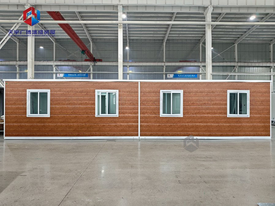 Earthquake Resistant Easily Movable Pre Assembled House Double Wing Expandable Container