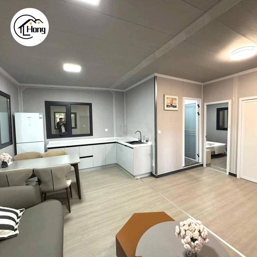 20ft Australia Standard Granny Flat Expandable Container House Prefabricated 2 Bedroom Luxury Movable Folding Villa