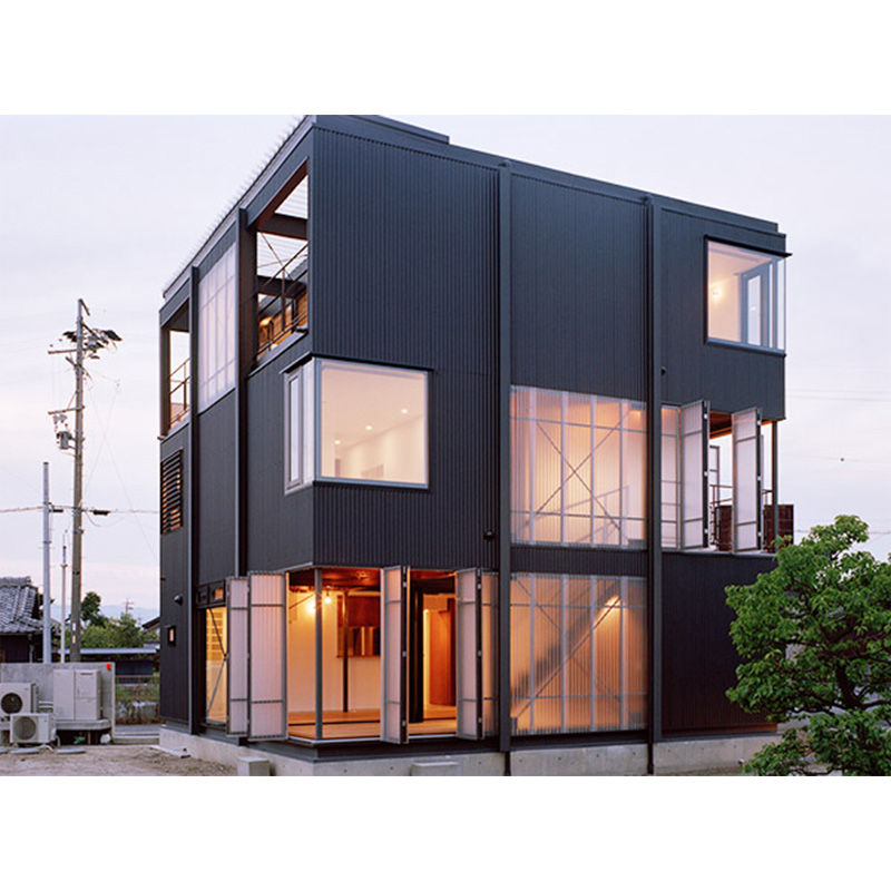 Wind Resistant and Earthquake Resistant Expandable Prefab Fireproof Light Villa Building Steel Structure
