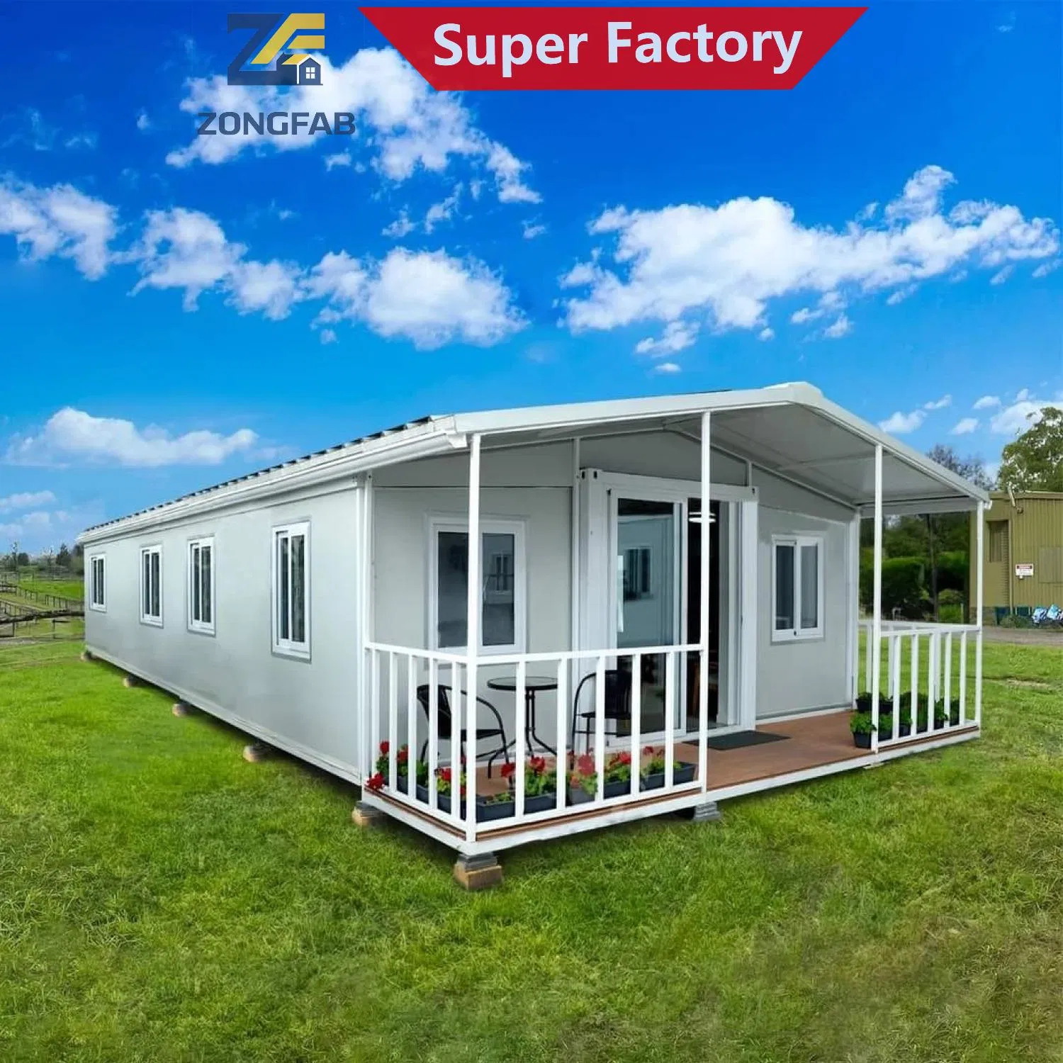 Steel Tiny Portable Two Wing Expandable Prefab Prefabricated Container House Home Construction Seaside Beach Resort Vacation Campsite Camp Project