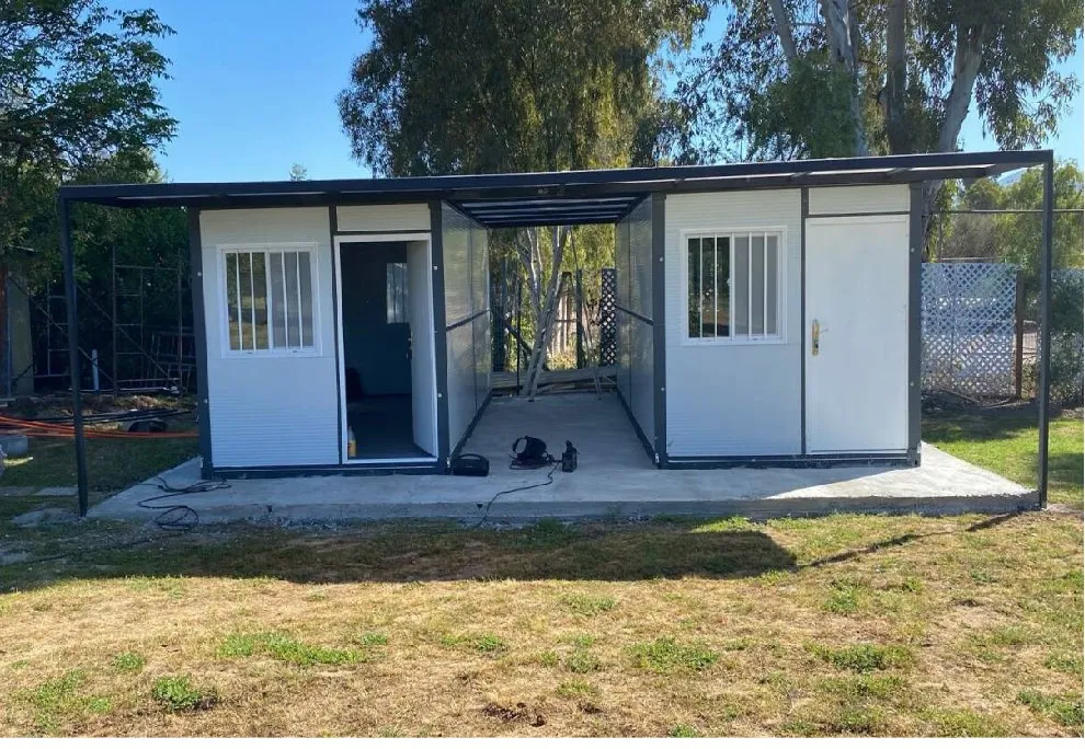 Expandable Modular Home Prefab X Foldable 14 Units Loading C Folding Container House