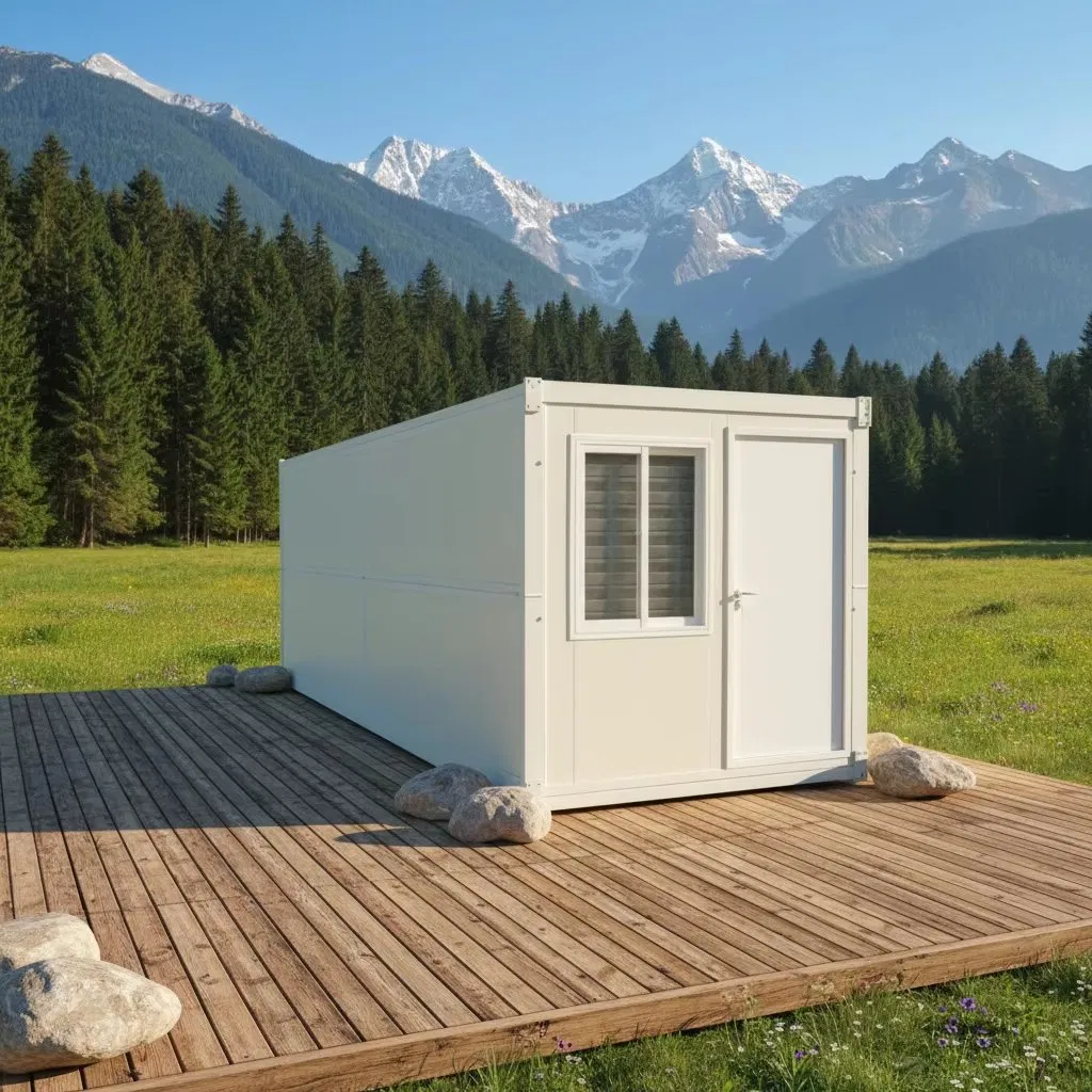 Folding Container House Prefabricated Portable Expandable Container Room for Labor Camp/Workers Accommodation