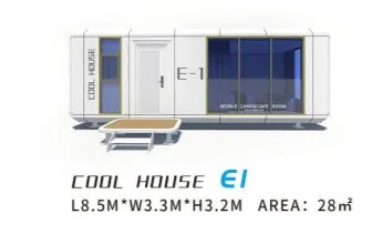 Regular style space capsule house E1