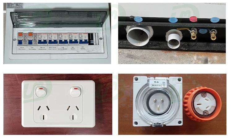 Power and drainage configurations