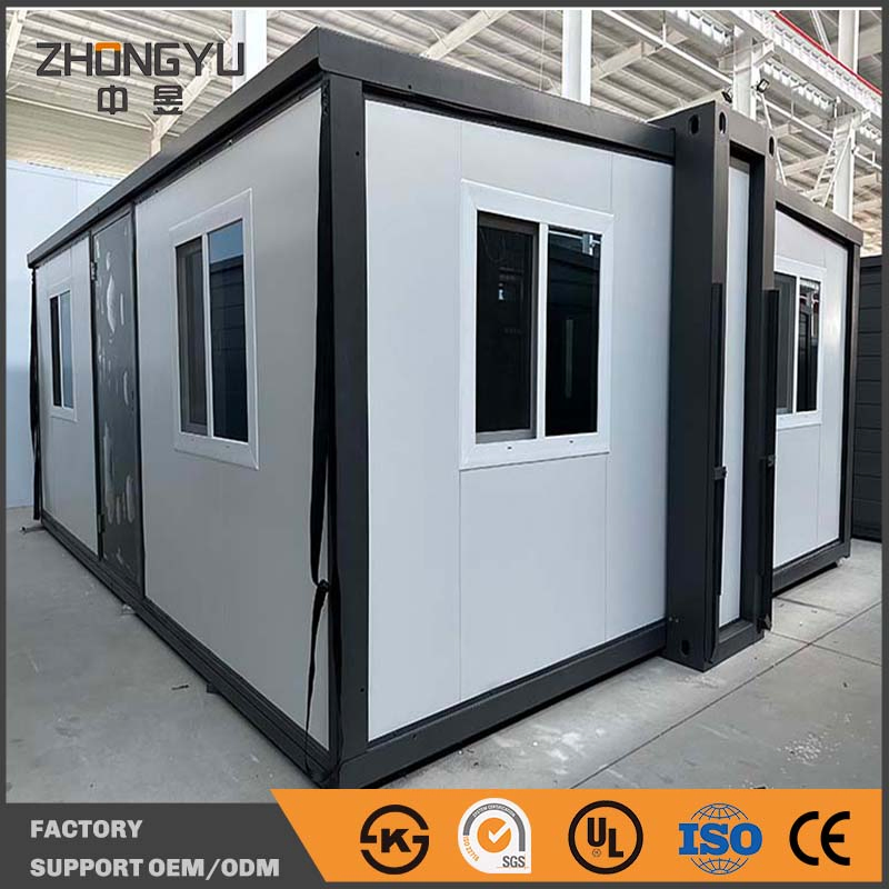 Quick Delivery Portable Expandable House for Remote Camp 20FT Prefab Container Home with CE Certification and 6.5t Strength