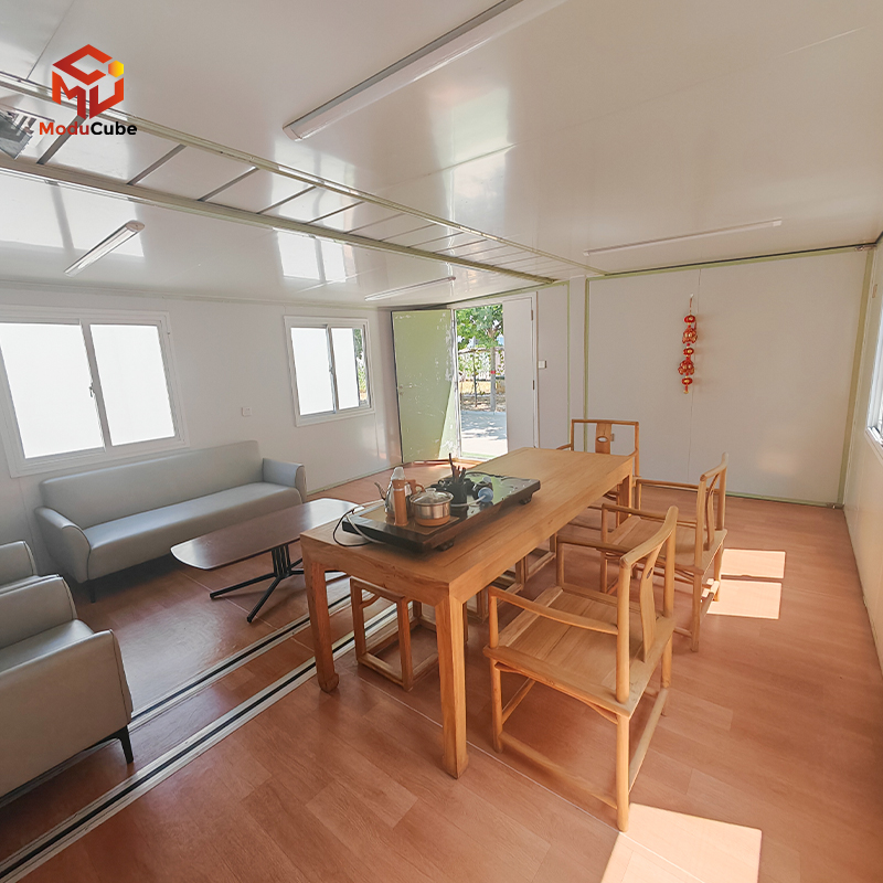 Moducube 20ft Mini Expandable Container House Casa Portable Shop Rumah Tinyhouse Folding Tiny Prefab House