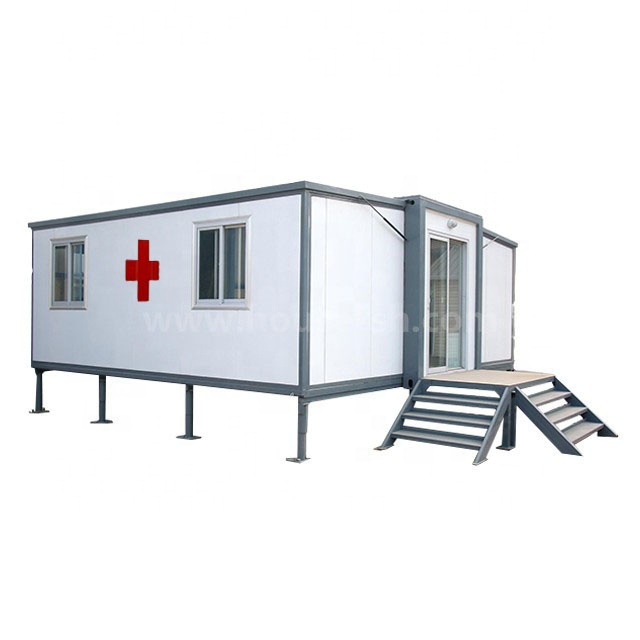 Hysun 2026 Expandable Container House Prefabricated Hospital Clinic Rooms Prefab Medical Buildings Earthquake Resistant Sandwich