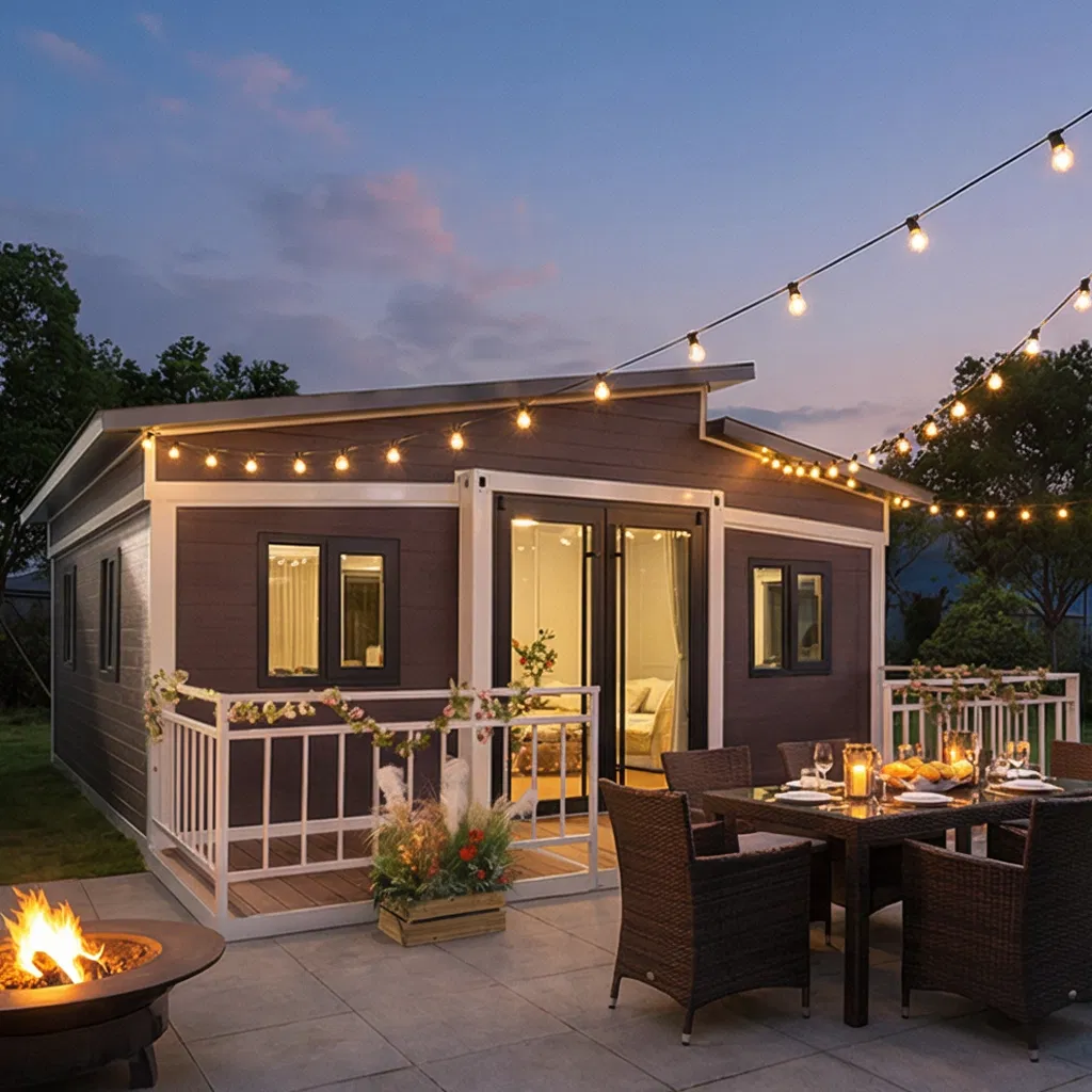 Multi-Room Expandable Container House for Family Vacation Rental