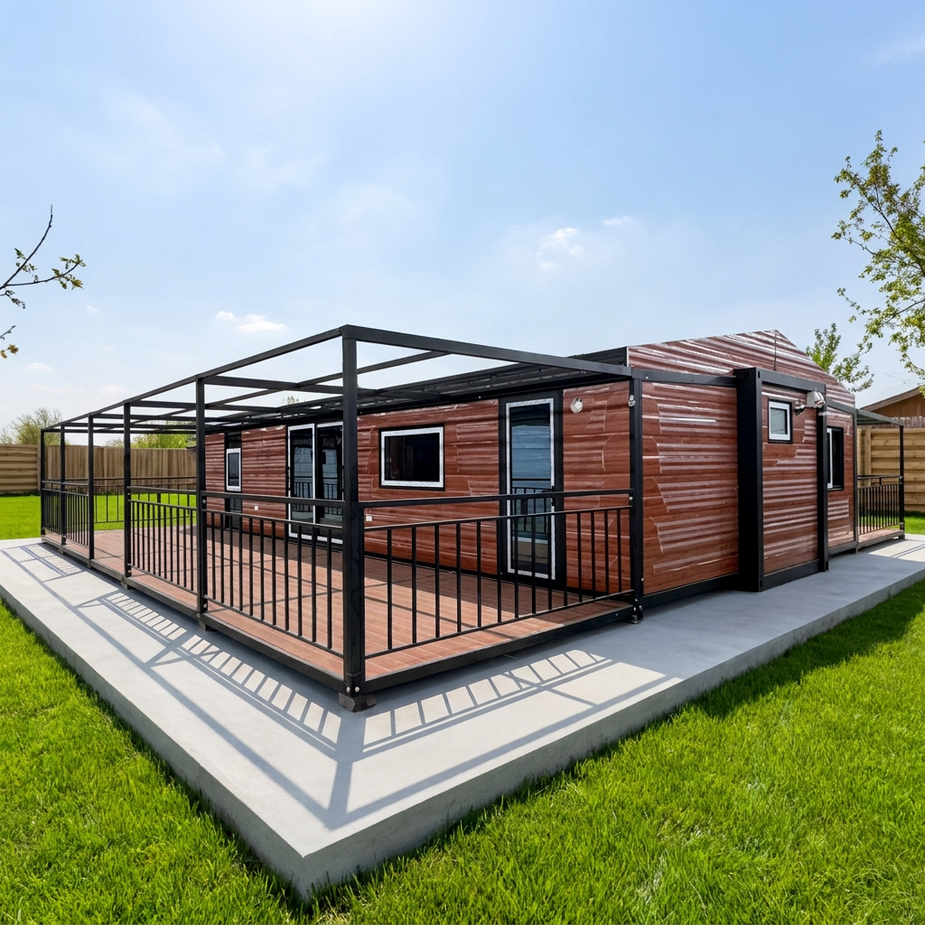 Windproof Waterproof Durable Steel Structure Prefabricated Modular Integrated House Modern Luxury Container Villa Hotel More 5