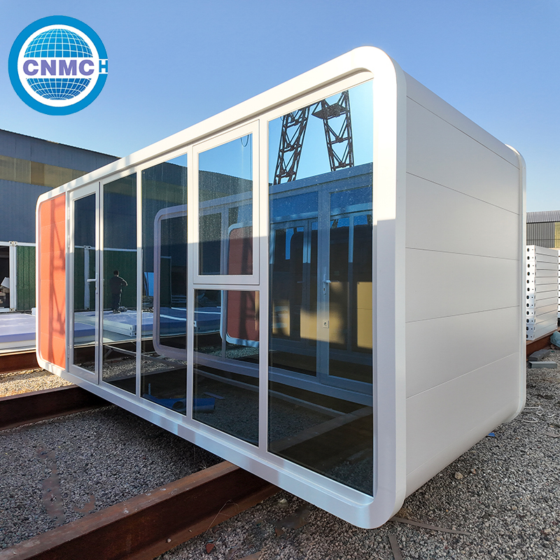 Expandable Double Wing Industrial Design 40FT Container Home 2 Bedroom Prefab House Balcony 1 Year Warranty Farmhouse Home Bar