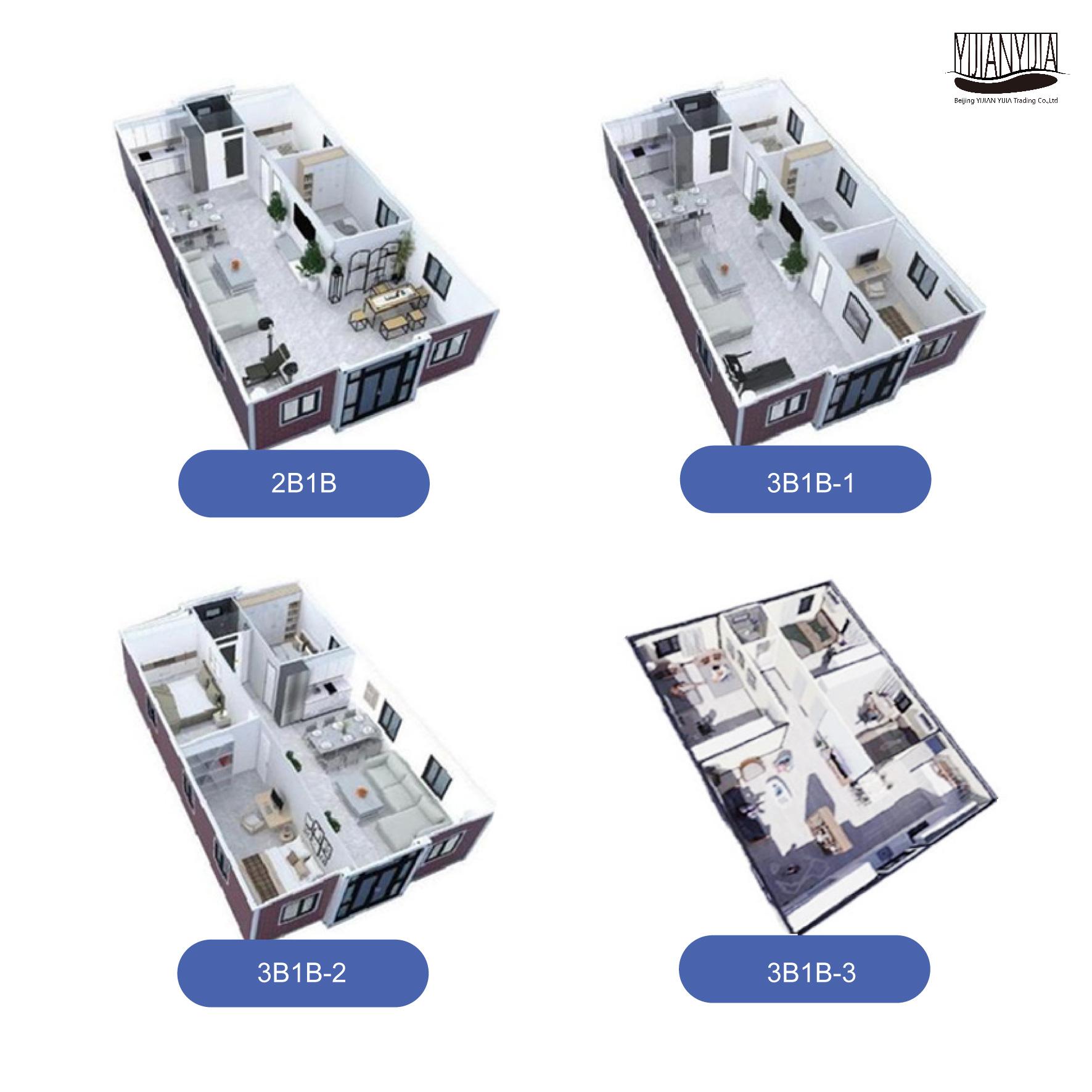 Premium 40ft Expandable Steel Container Villa Luxury Prefab Modular Home for Boutique Hotel Resort Shop Investment