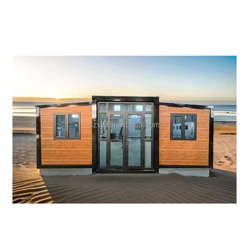 Multi-space-Expandable-Container-Homes Expandable Container House Trailer Mobile Home Double Wing Extension Room