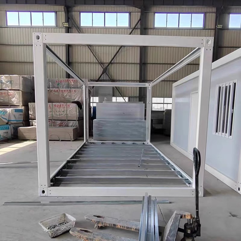 DYCE2 Low Price Flat Top Outdoor White Custom Design Boxable Expandable Wholesale House Frame Steel Structure