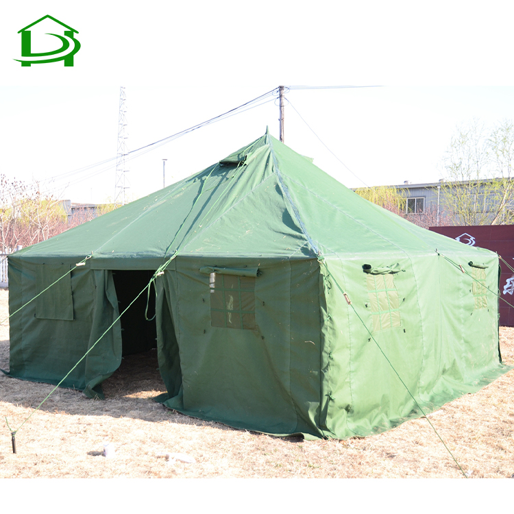 Large Winter Outdoor Lodge Waterproof Disaster Relief Refugee Tent For Earthquake Fire Disaster