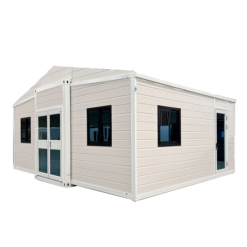 666cm Double Wing Detachable Color Steel Container House Expandable Mobile Building for Scenic Residential Area or Office Use