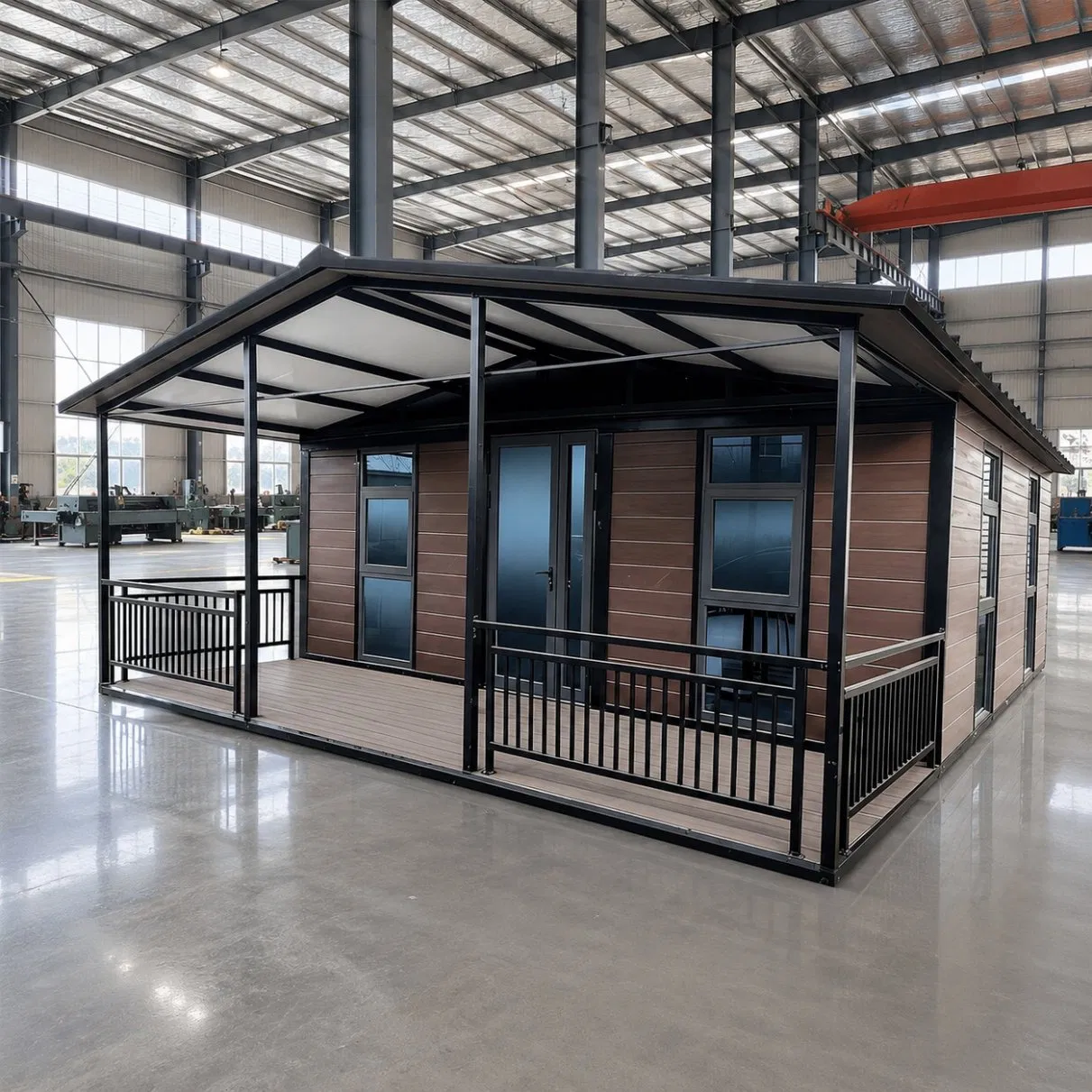 20FT Tiny Home Expandable Container House Modular Portable Prefab Cabin Home for Family Living and Vacation Accommodation with Bathroom Kitchen CE Certification