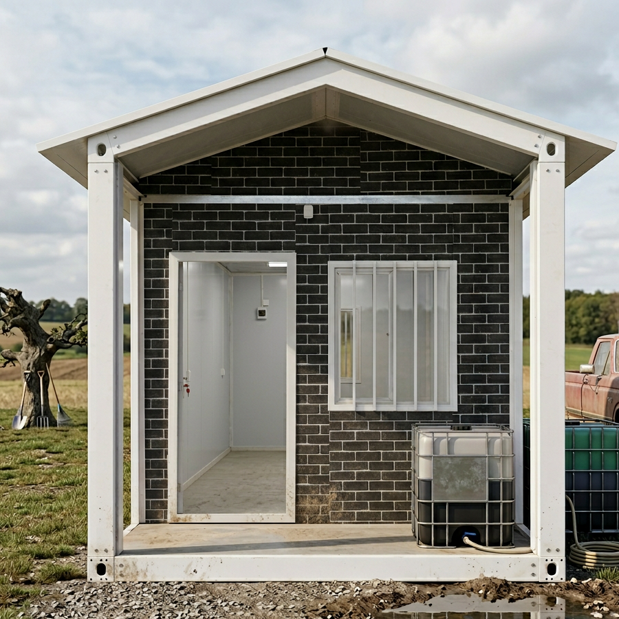 Customized Winter-proof Modular Detachable Container House For Farm And Rural With Easy Assemble