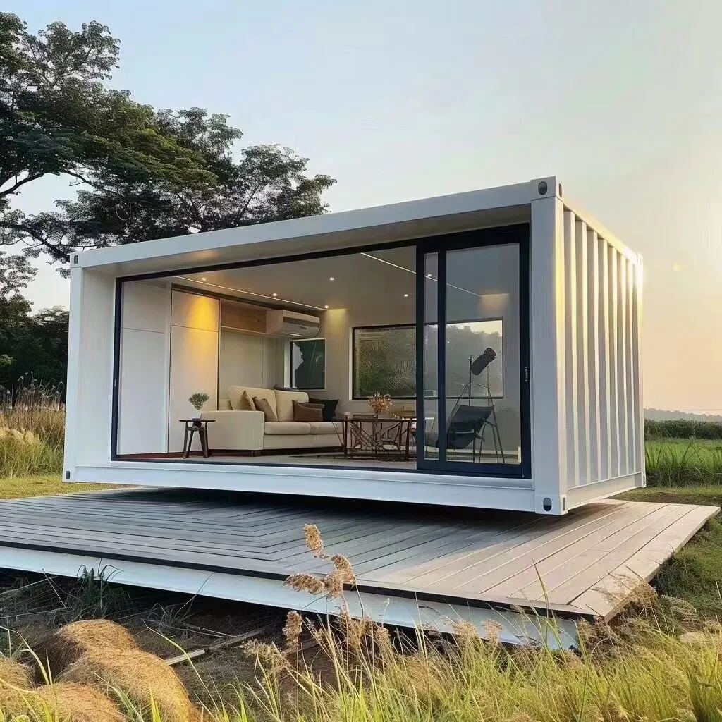 Eco Friendly Expandable Container House Modular Construction for Residential Use Guest Houses and Vacation Villas with Thermal Insulation