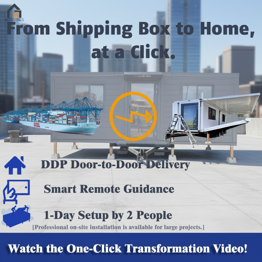 CS703 40ft Expandable Container House with Quick Setup for Emergency Shelter From Source Factory