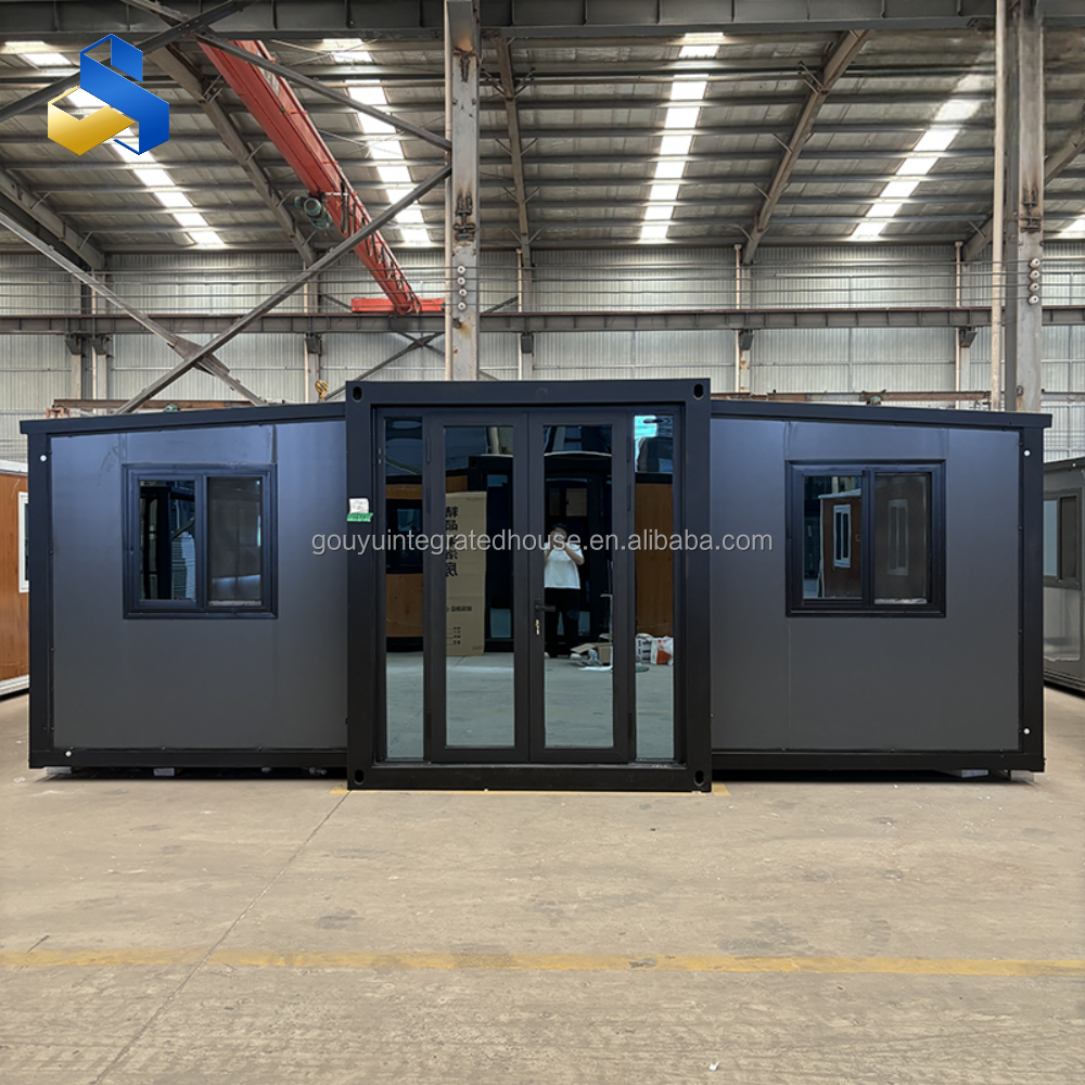 Luxury 20ft Expandable Container House Prefab Villa with Kitchen and Bathroom for Hotels Made From Sandwich Panel Material