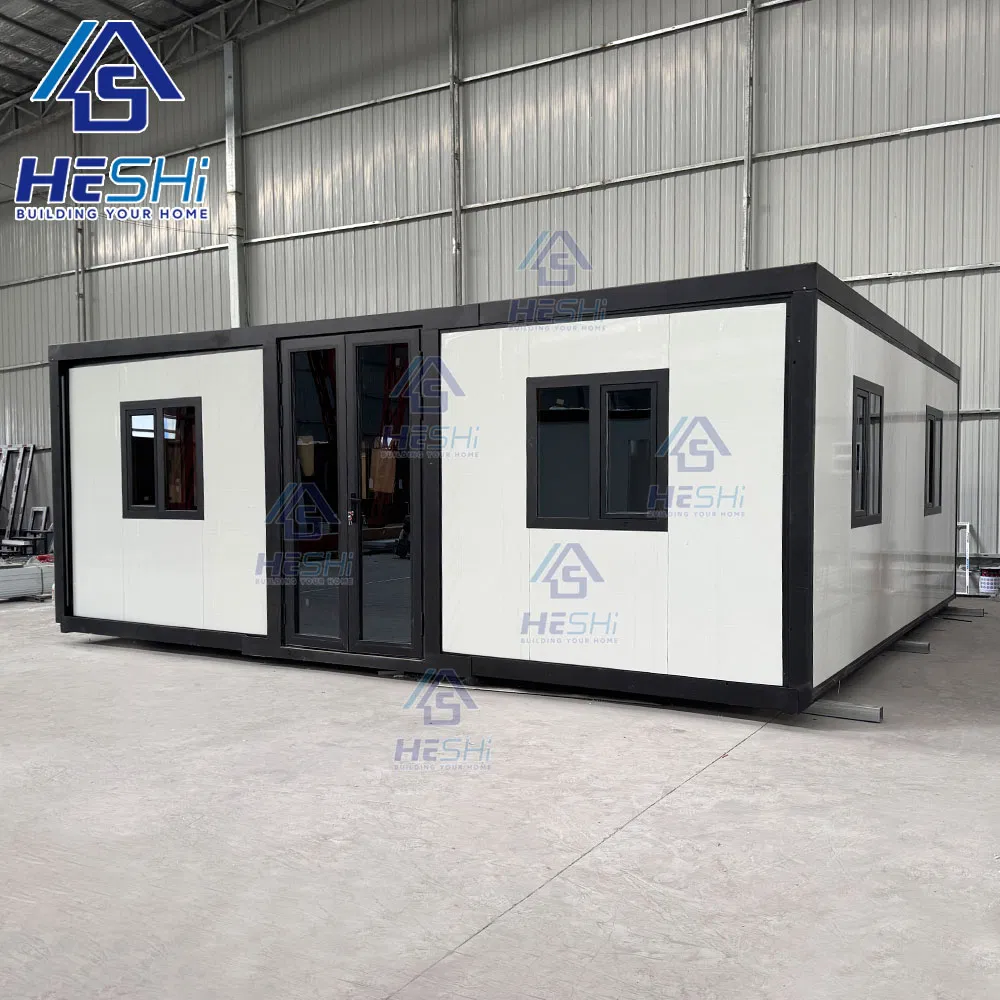Cheap Prefabricated 40FT 20FT Folding Modular Home 5 Bedroom Prefab Building Expandable Container House