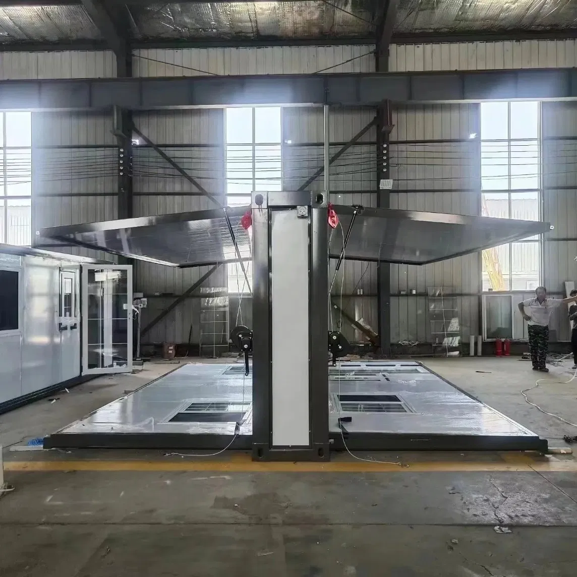 Cheap Office Foldable Expandable Container House with Electricity Meeting Room Temporary Residenc