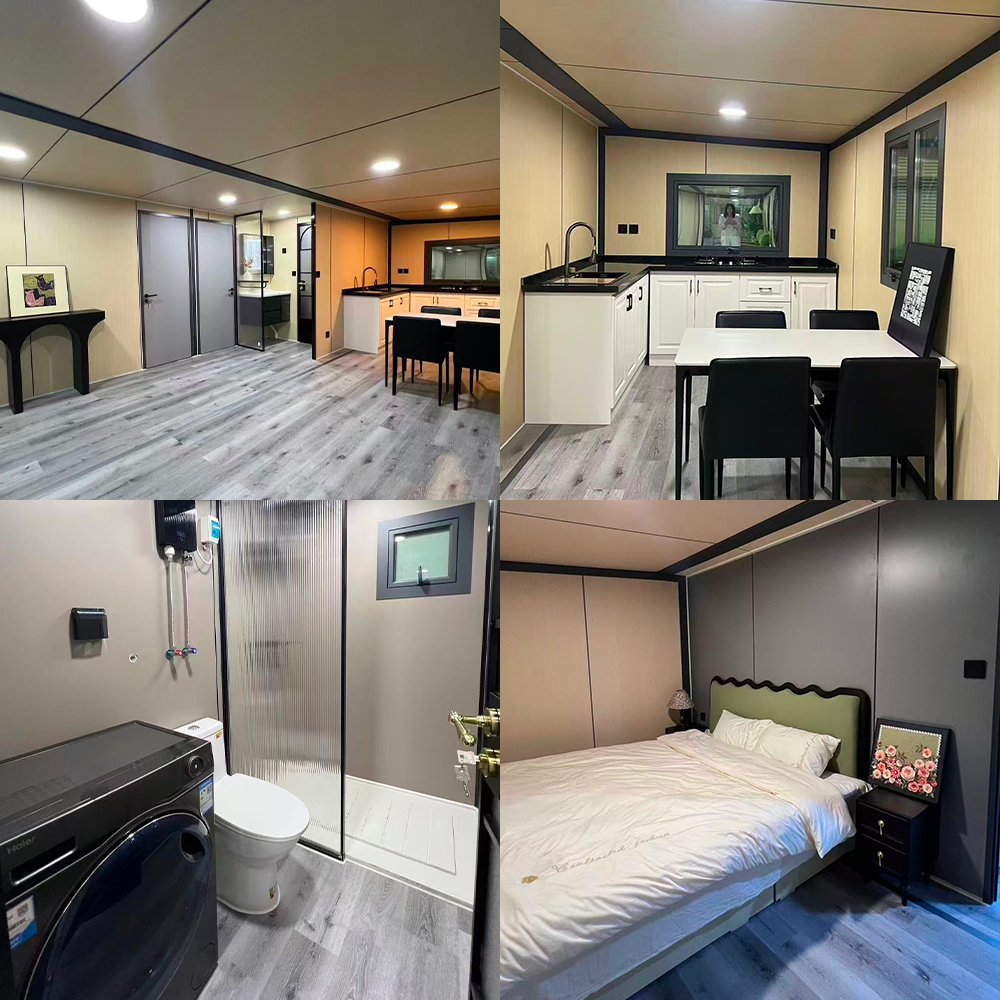 Z Type Folding Container House Casa Prefabricada Office Hotel Camp Modular Steel Sandwich Panel Thermal Insulation