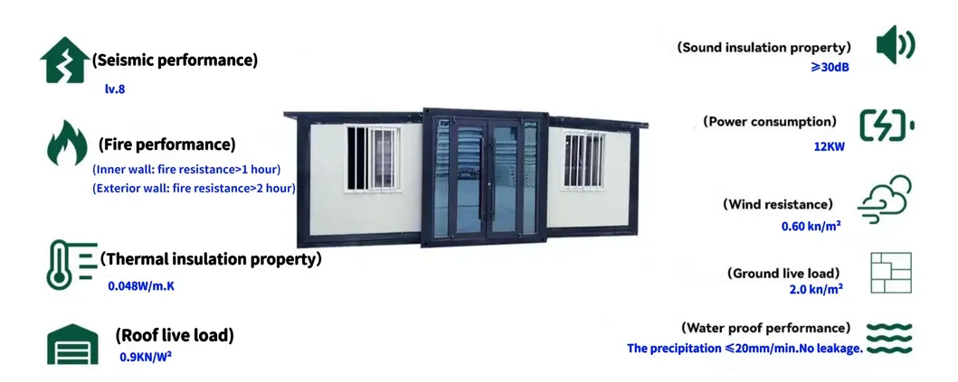 Folding Expandable House Container Room
