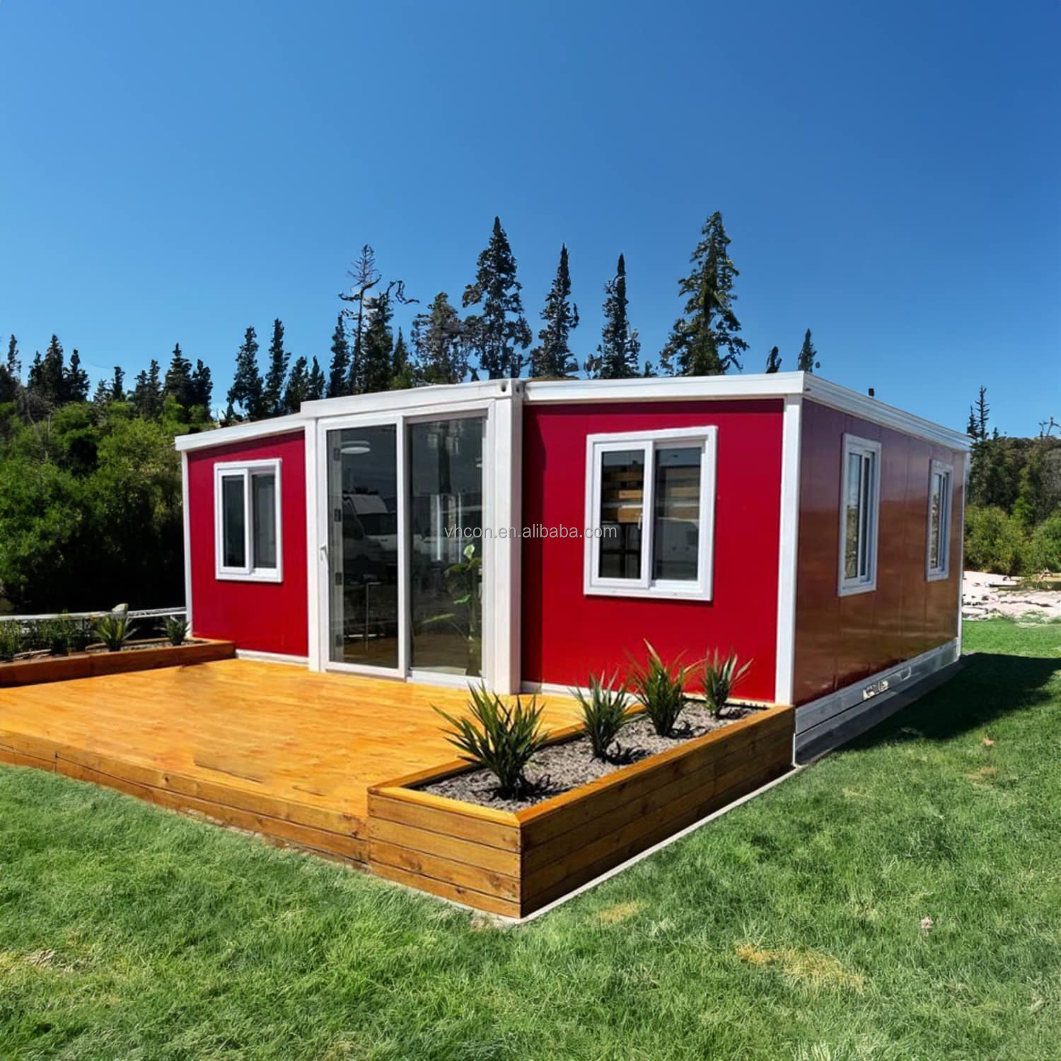 China Prefab Home Ready Made Building Fully Equipped Design Modular Mobile Prefabricated Expandable Steel Container Houses