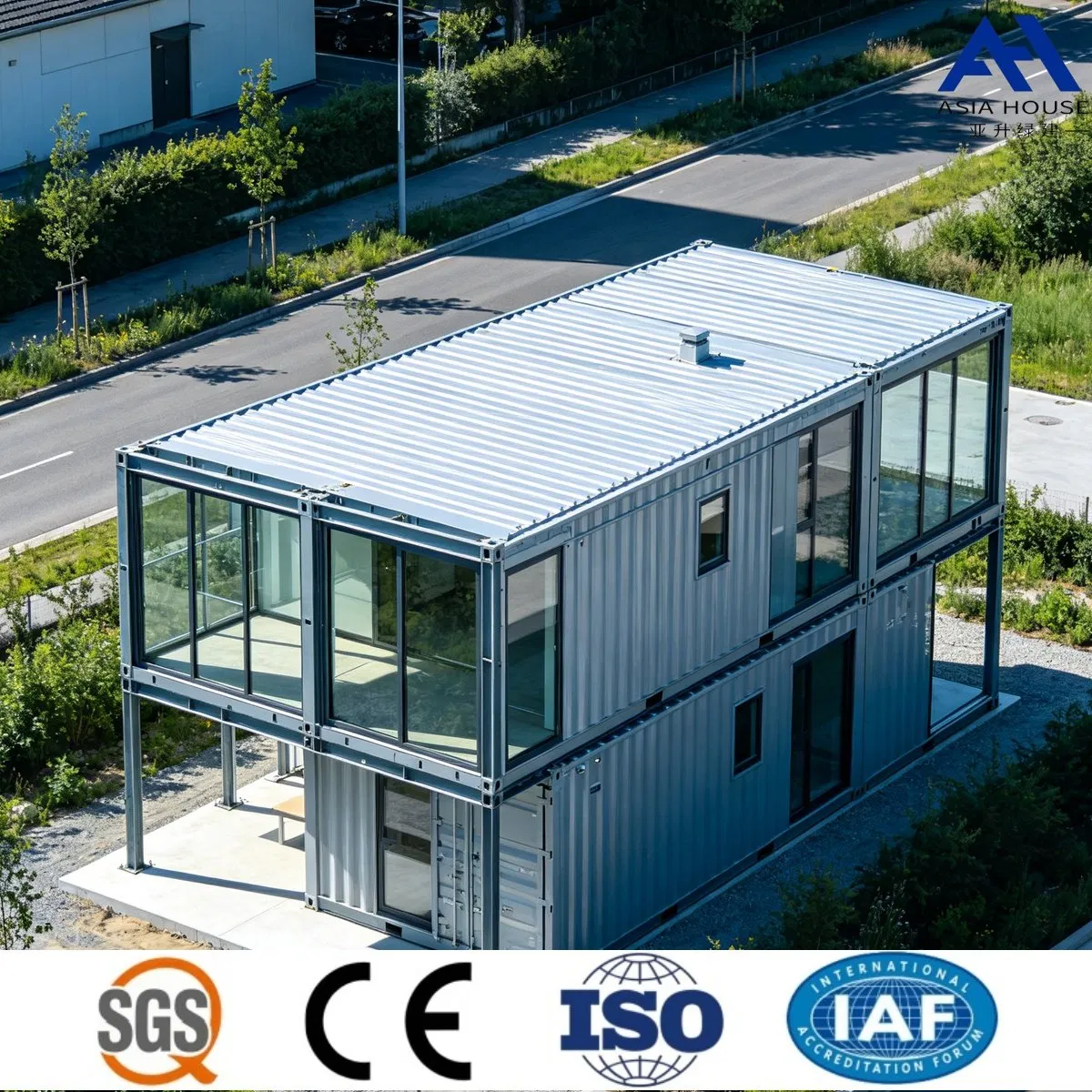 Low Cost Prefab Villa House Expandable Prefabricated Container House Bathroom Luxury Movable House RV Motorhome