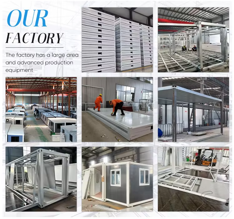 20ft 40ft Luxury Model House Prefab Modular Homes Expandable Container House Portable Cabin With Kitchen Sandwich Panels House