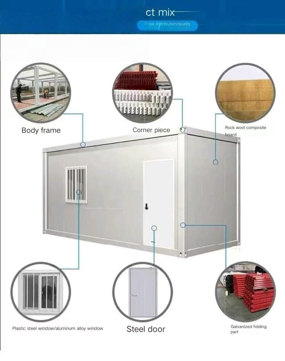 Zhongchen Expandable Container House Spacious Prefabricated Modular Classroom Unit for School and Temporary Education Use