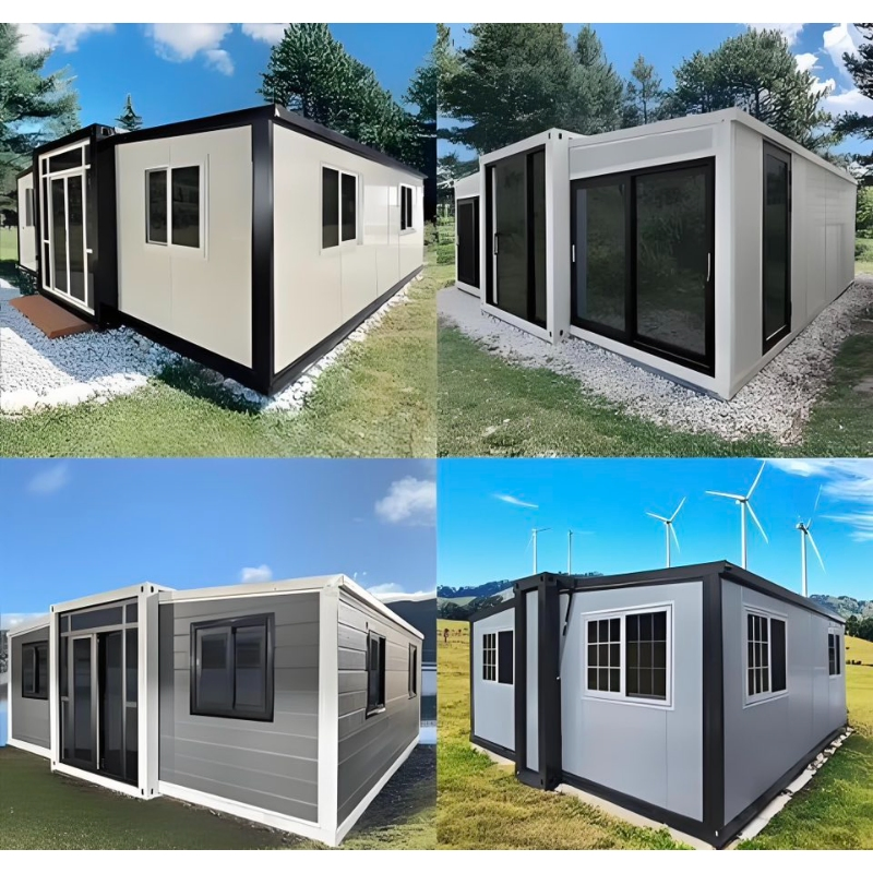 Quick Delivery Portable Expandable House for Remote Camp 20FT Prefab Container Home with CE Certification and 6.5t Strength