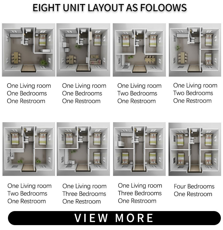 Luxury 40FT Expandable Container House Prefabricated Portable Prefab Cabin Modular Homes Foldable Tiny Container Home
