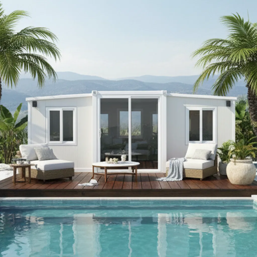 Multi-Room Expandable Container House for Family Vacation Rental