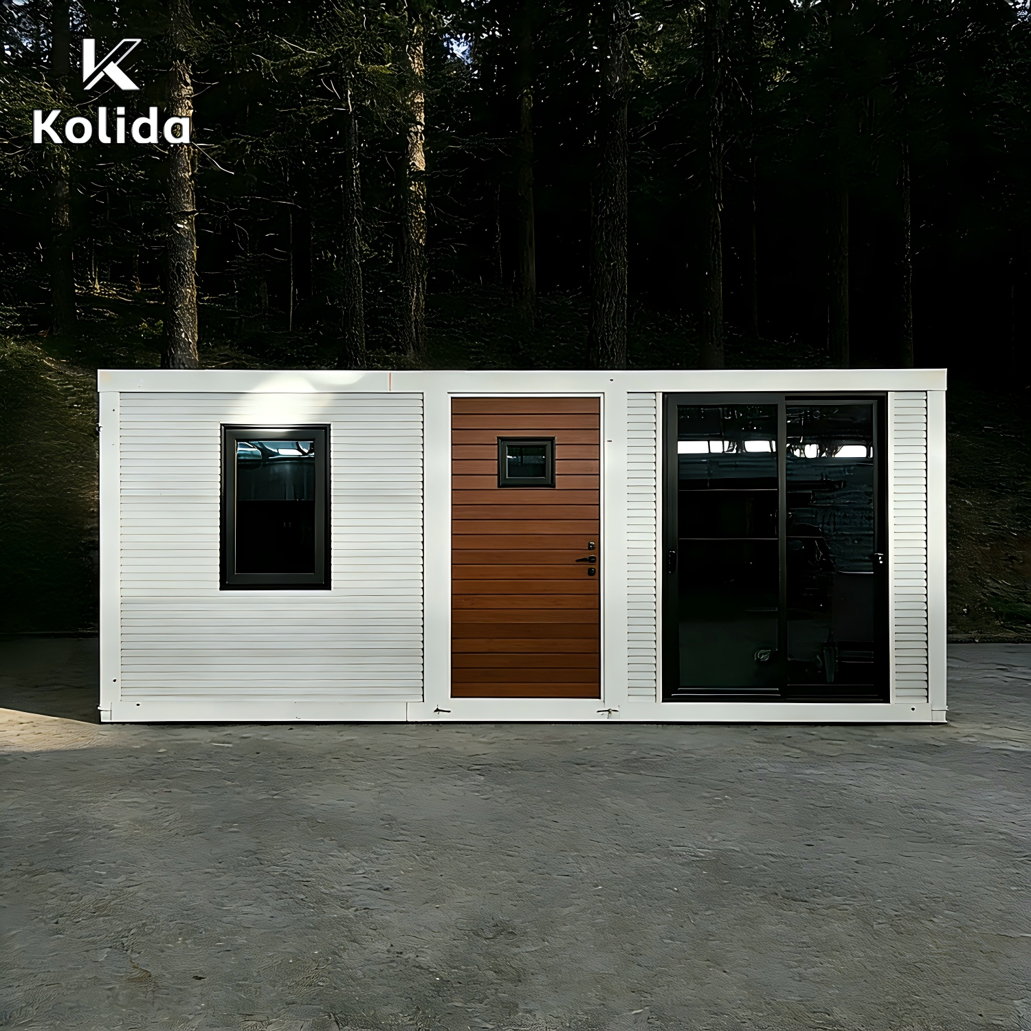 Rapid-Deploy Portable Expandable Container House with Wooden Sandwich Panel Design for Pop-Up Campsites Vacation Homes Villas