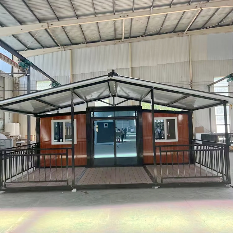 Multi-Functional Expandable Steel Sandwich Panel Container House 20ft 40ft for Office Classroom Cafe and Shop