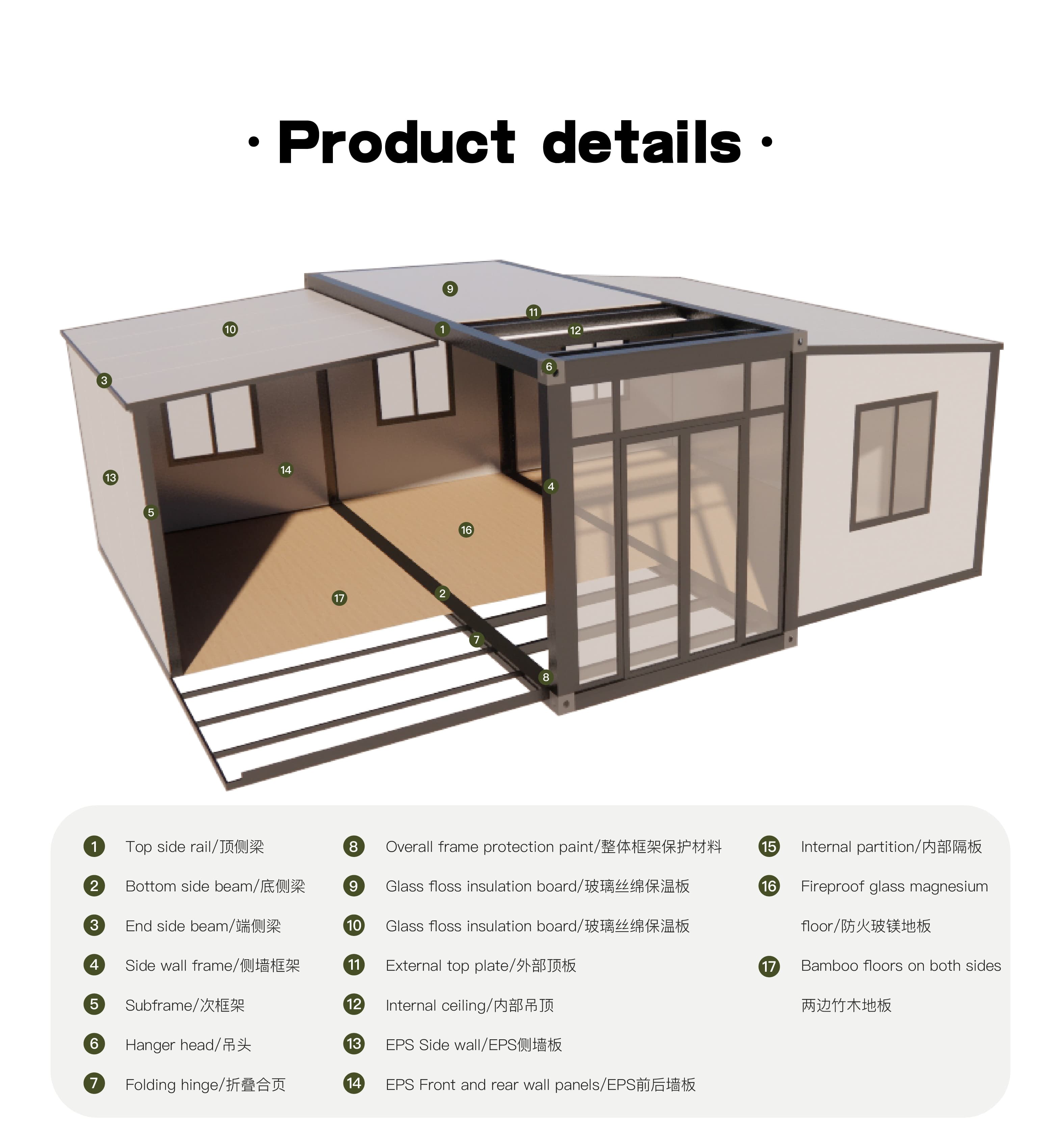 Expandable Container House 20ft Prefab Steel Modular Portable Kindergarten School Classroom Mobile Teaching Unit