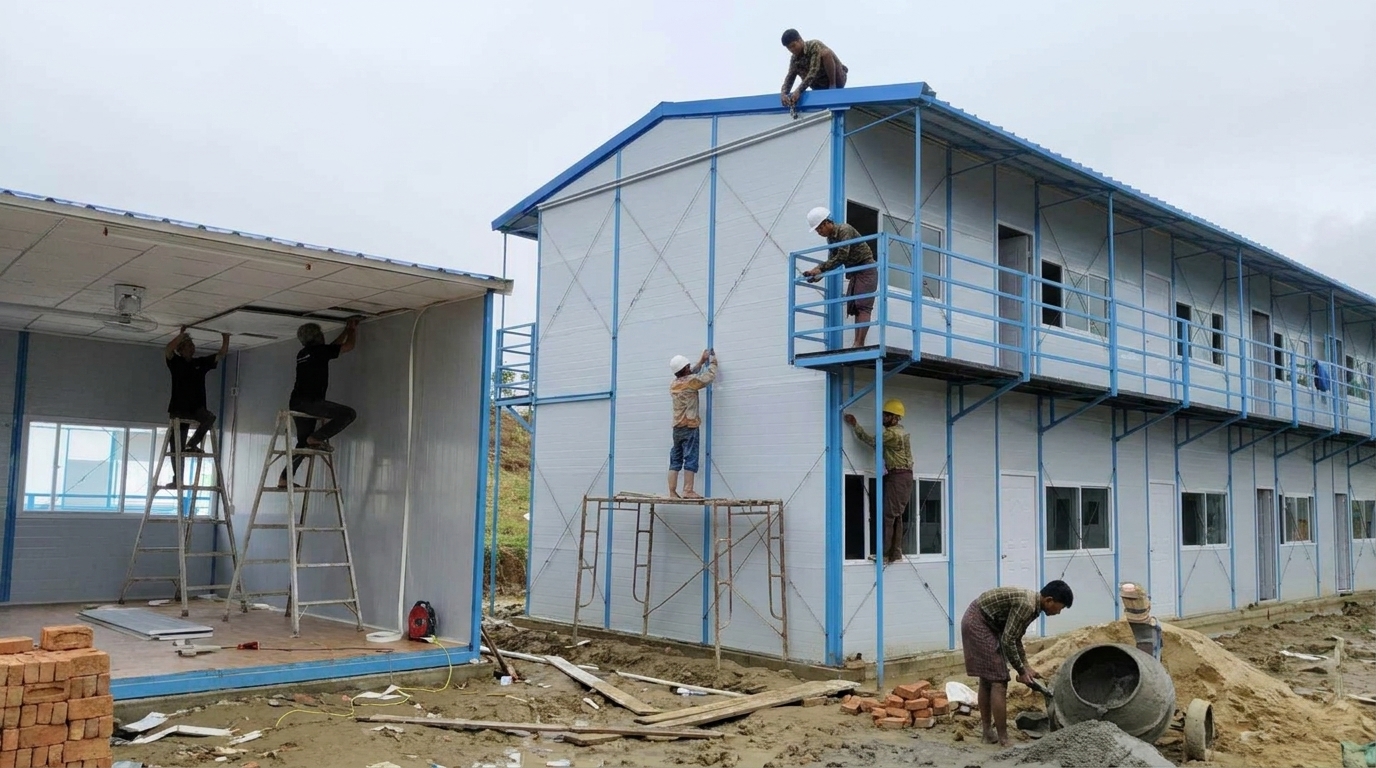 Prefab House Panel Assembly