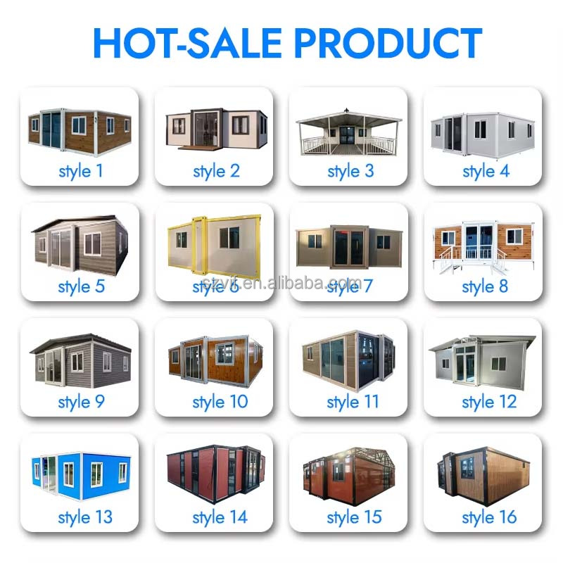 Multi-space-Expandable-Container-Homes Expandable Container House Trailer Mobile Home Double Wing Extension Room