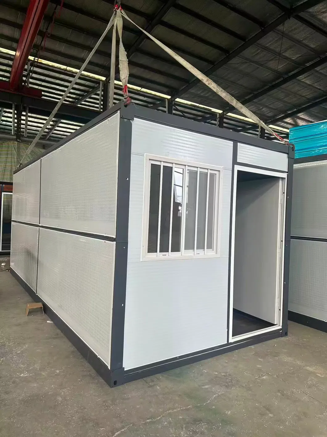 Expandable Modular Home Prefab X Foldable 14 Units Loading C Folding Container House