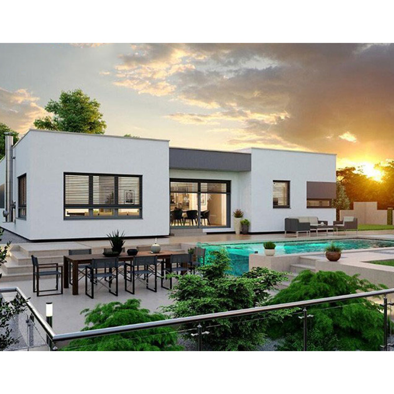 Wind Resistant and Earthquake Resistant Expandable Prefab Fireproof Light Villa Building Steel Structure