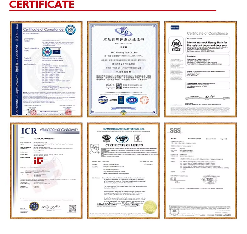 CE and Product Quality Certifications