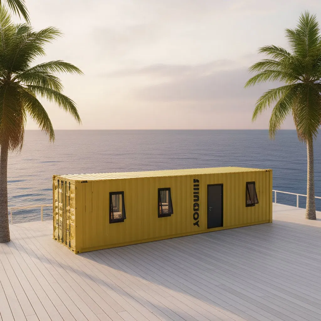 Z4l Sleek Prefab Tiny Vacation Hotel Modular Expandable Modern Steel Container House