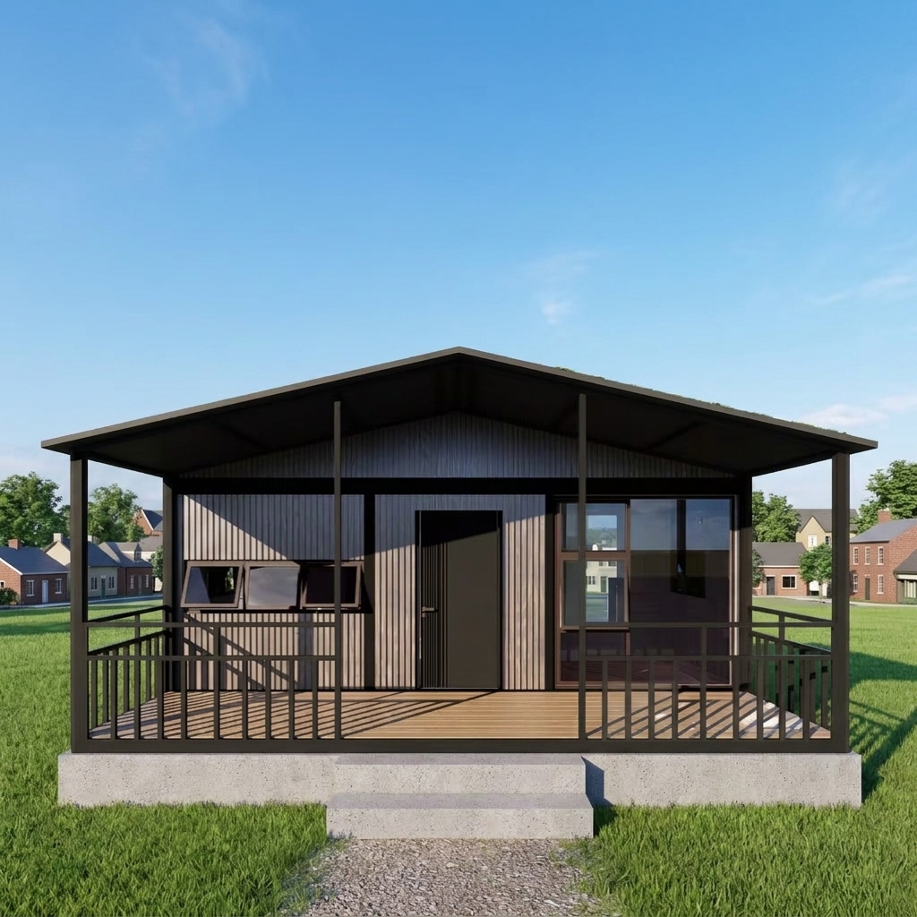 Luxury Prefabricated House Movable Expandable Wing-Type 2 Bedroom Prefab House Application Steel House Prefabricated Container