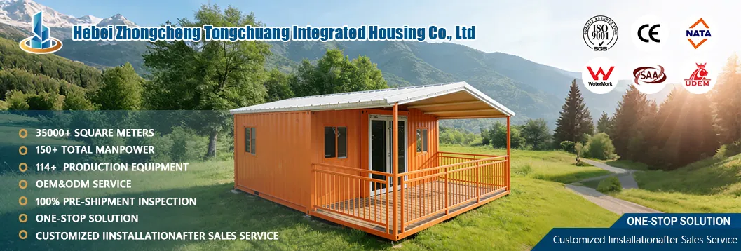 Wind-Resistant 2 Floor Expandable Container House for Vacation Home with Balcony