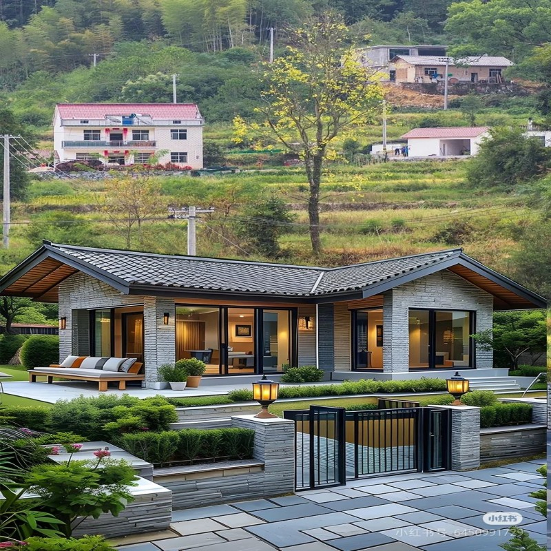 Luxury Expandable Prefabricated Vacation House for Modern Living