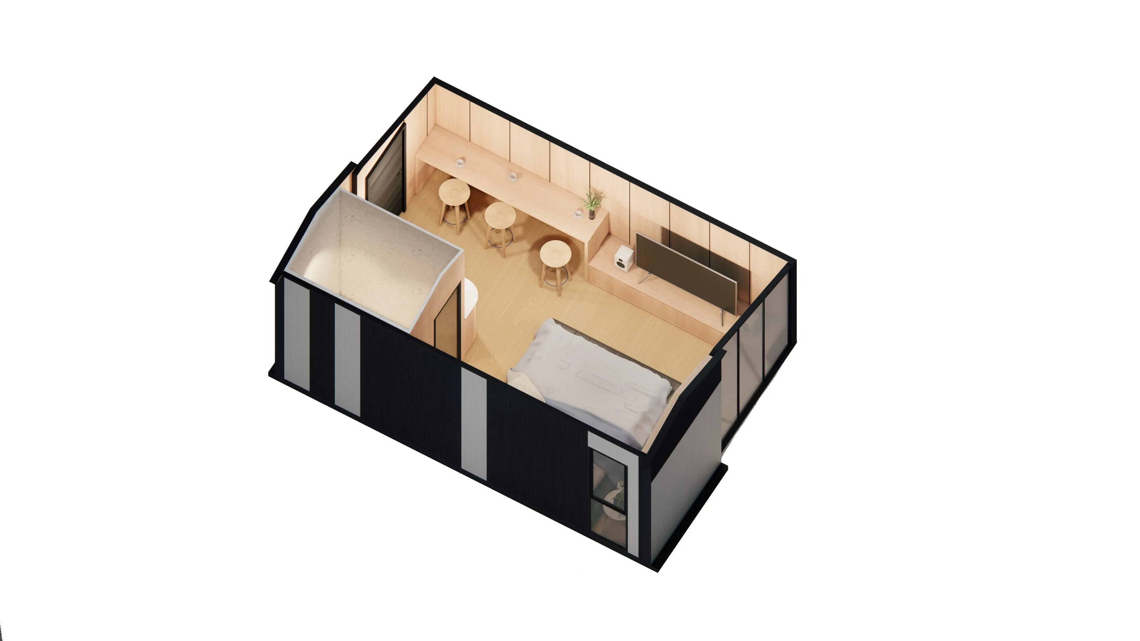 Premium Expandable Steel Structure Container Prefab House Casa Modular Prefabricada Folding House