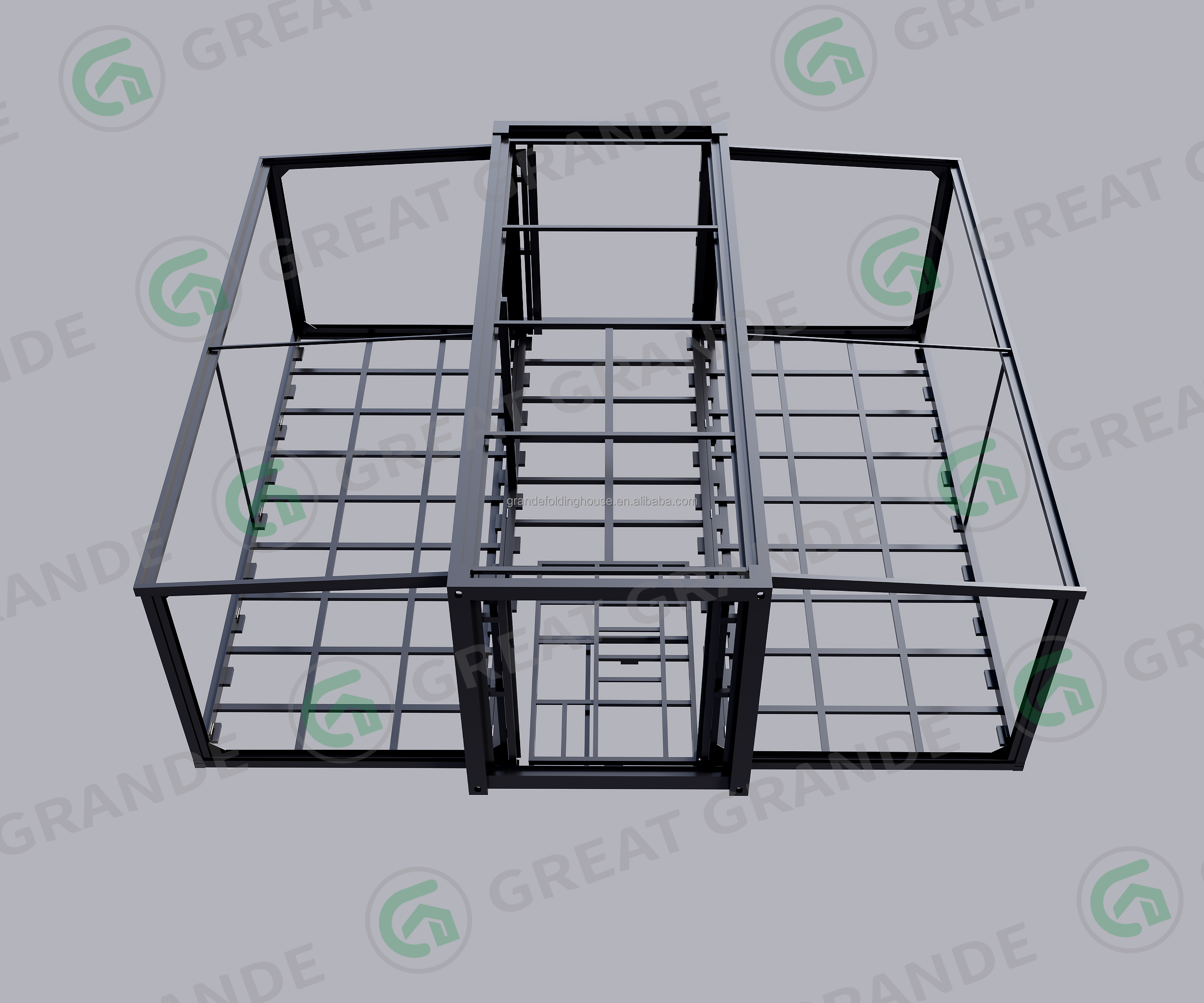 Galvanized steel frame
