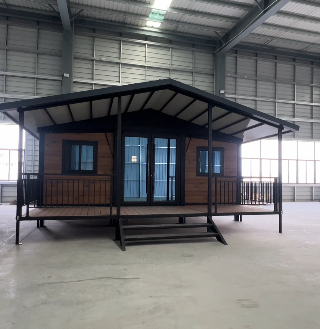 20ft Expandable Steel Container House Prefabricated Mobile Building 2 or 3 Bedroom Villa Apartment(Can Equipped Roof /Terrace)